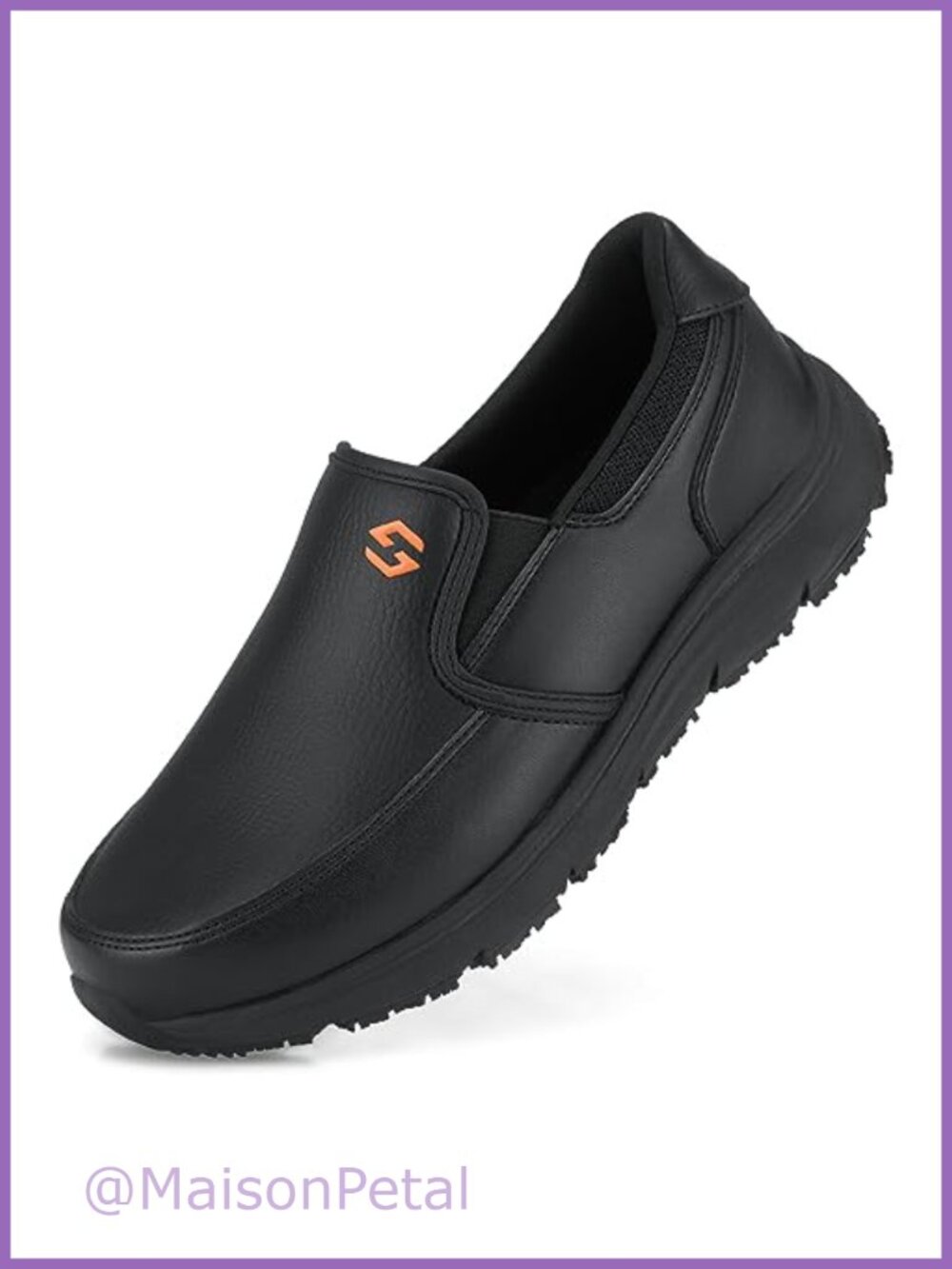 Men's Non Slip Work Shoes Loafers Chef Kitchen Slip-On Sneakers